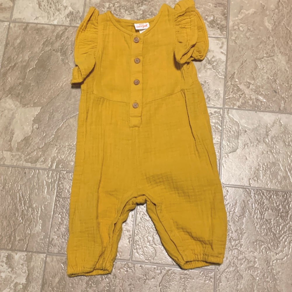 Cat and Jack Gauze Romper 3-6 months